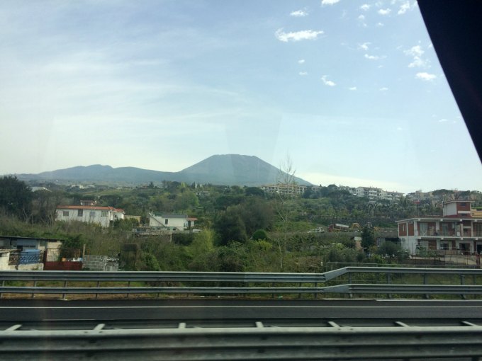 vesuvius from highway