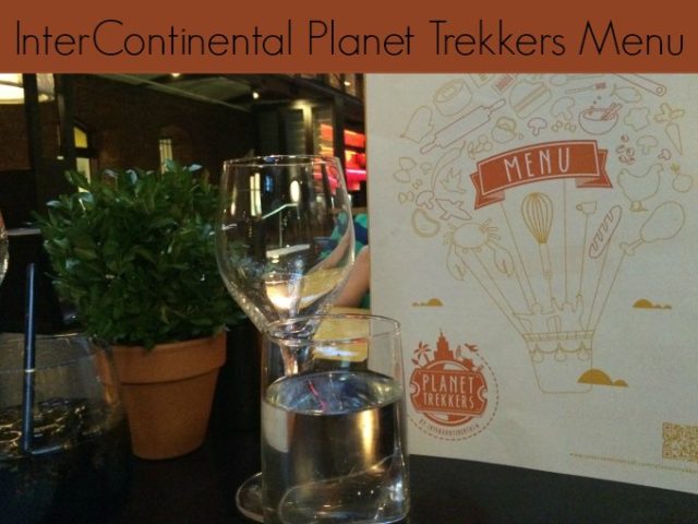 InterContinental Planet Trekkers Menu